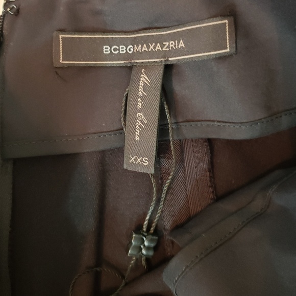 NWT BCBGMAXAZRIA Pleated High Waist Cropped Pants - Picture 5 of 7